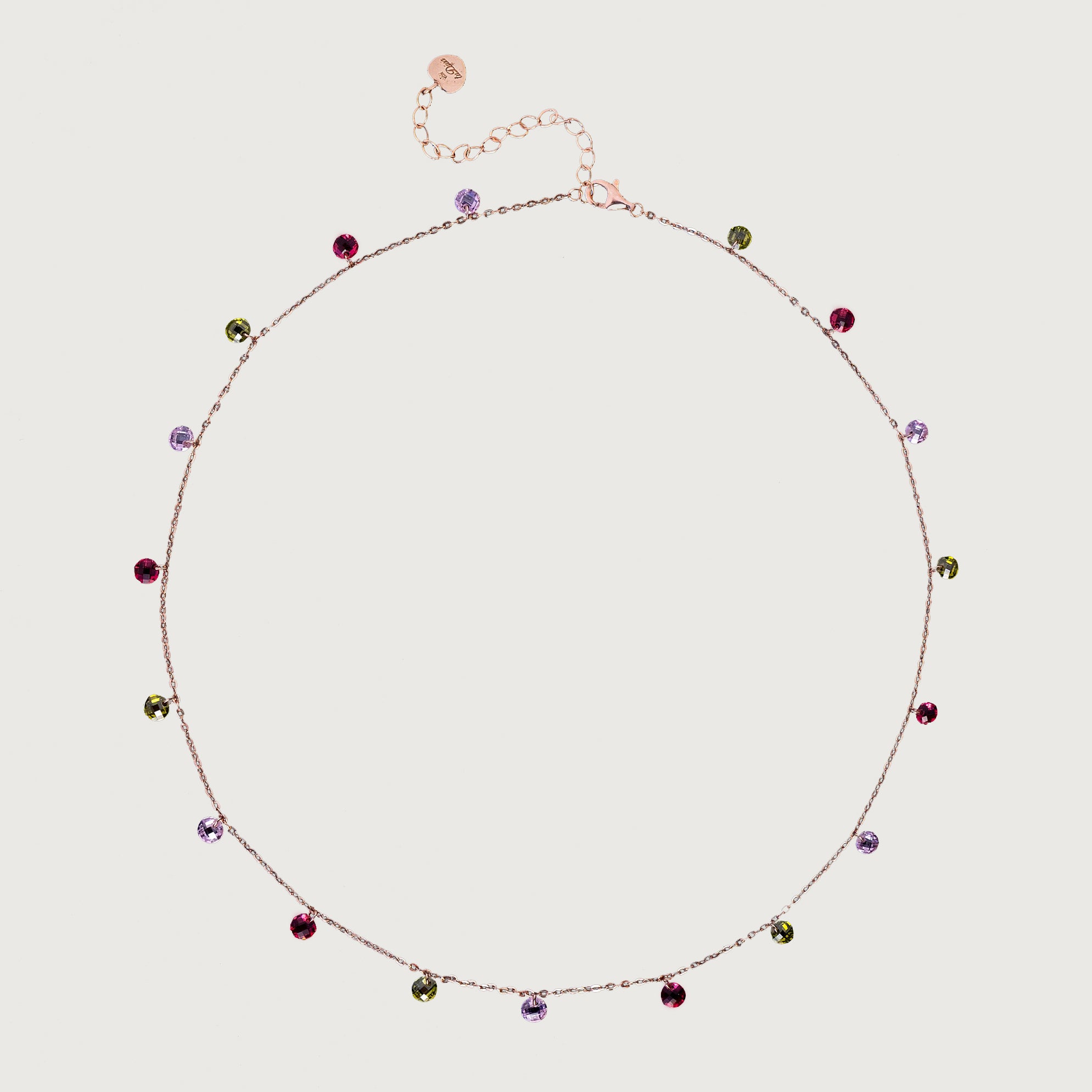Collana Tormaline Colorate