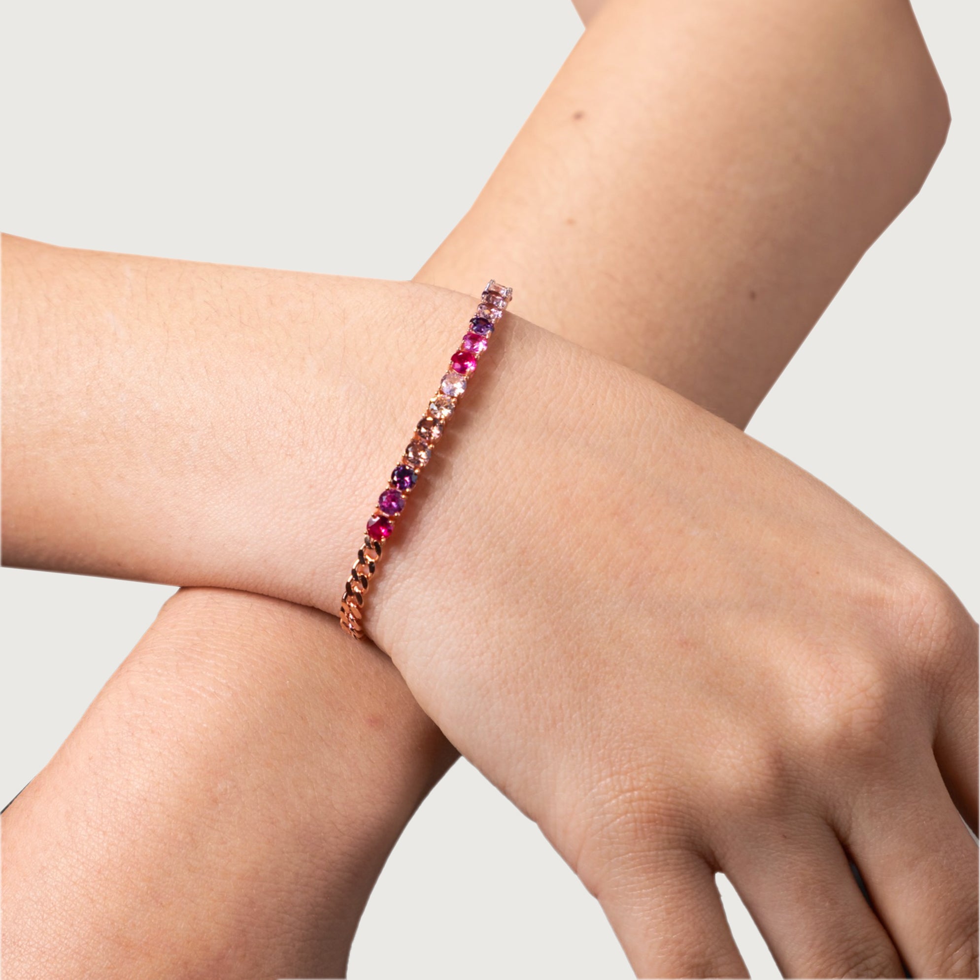 Bracciale Tennis Semirigido