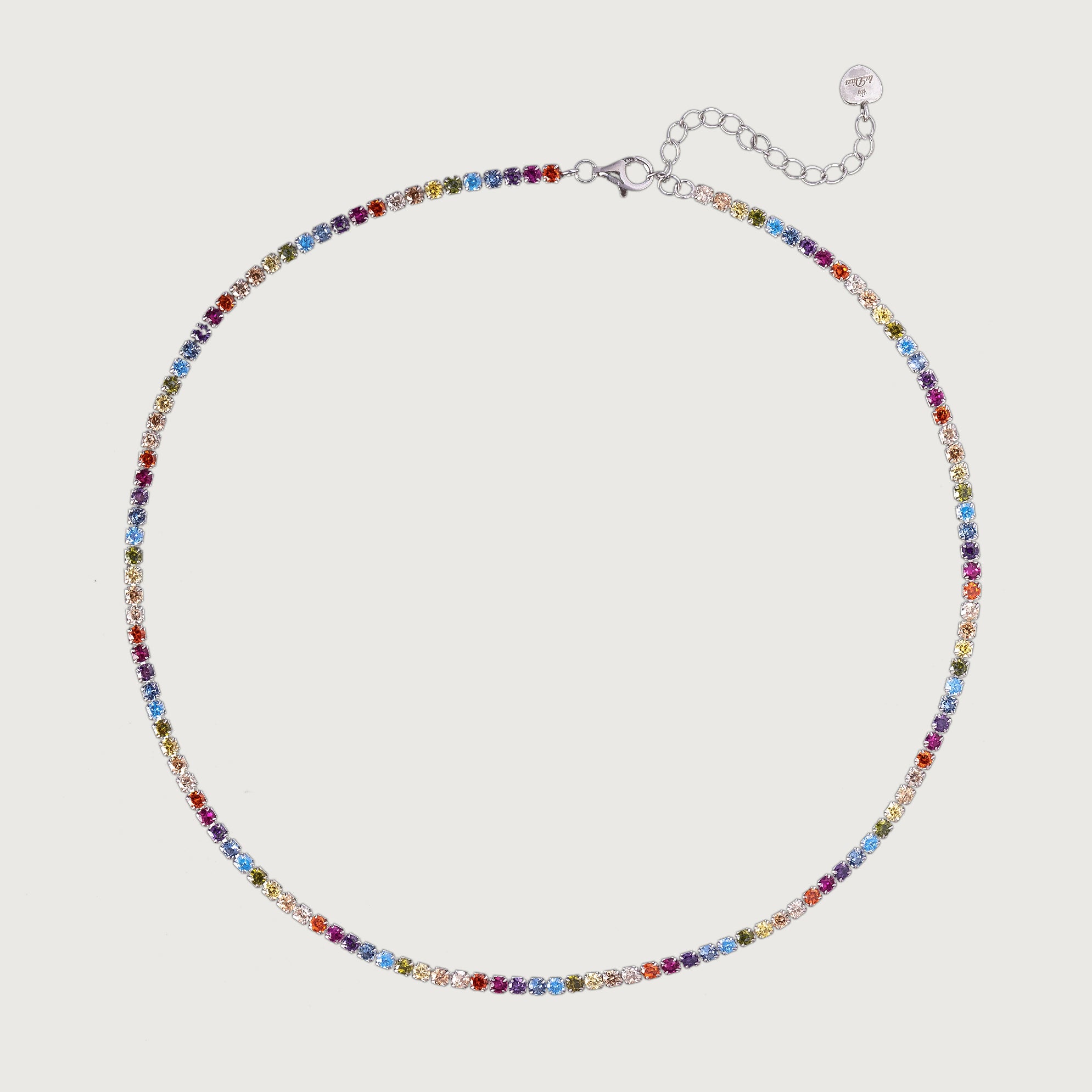 Collana Tennis Rainbow