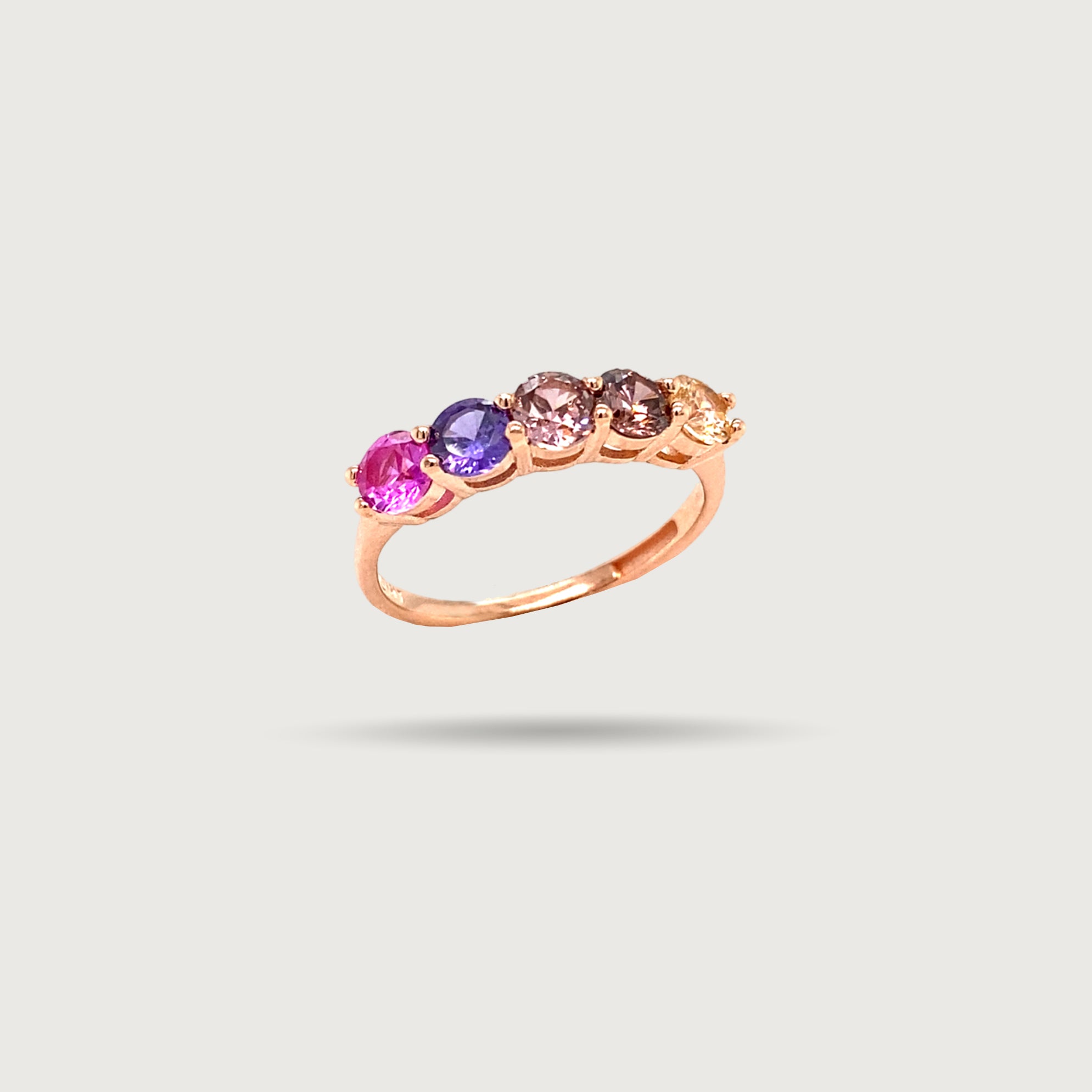 Anello 5 pietre