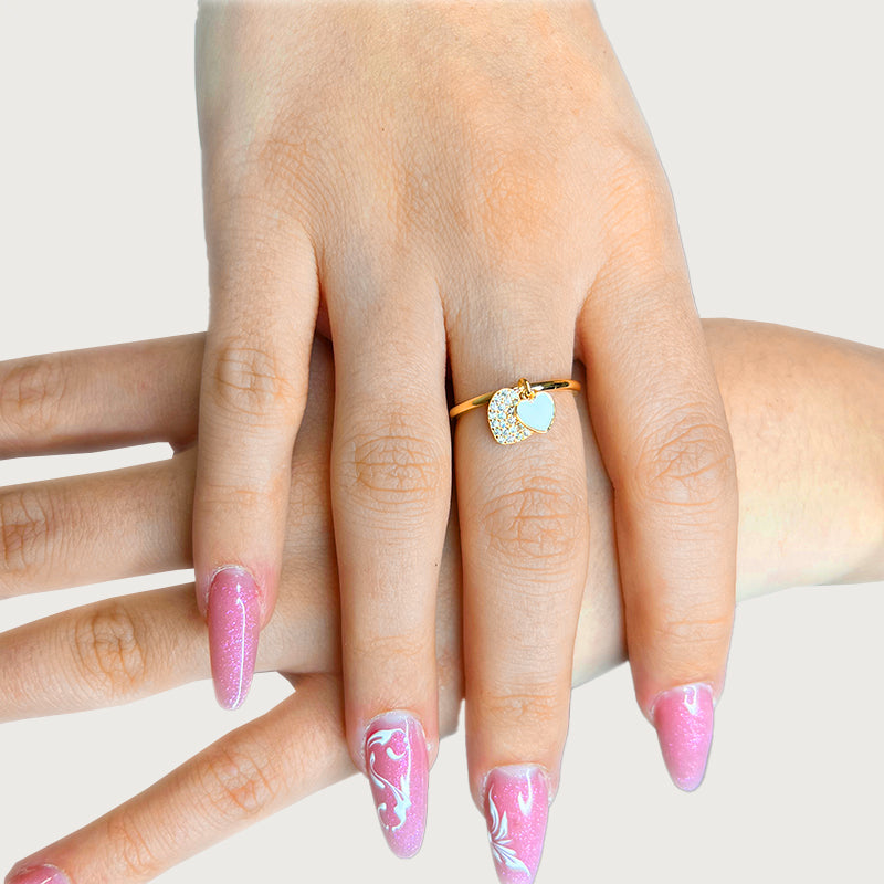 Anello cuori personalizzabile