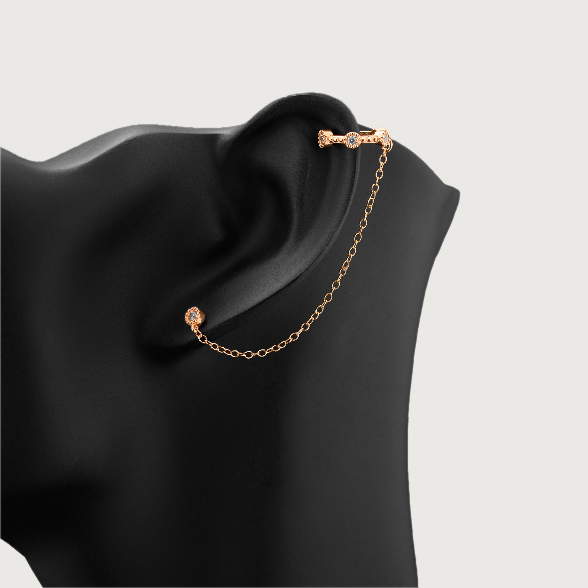 Earcuff Eternity Alternato con Catena