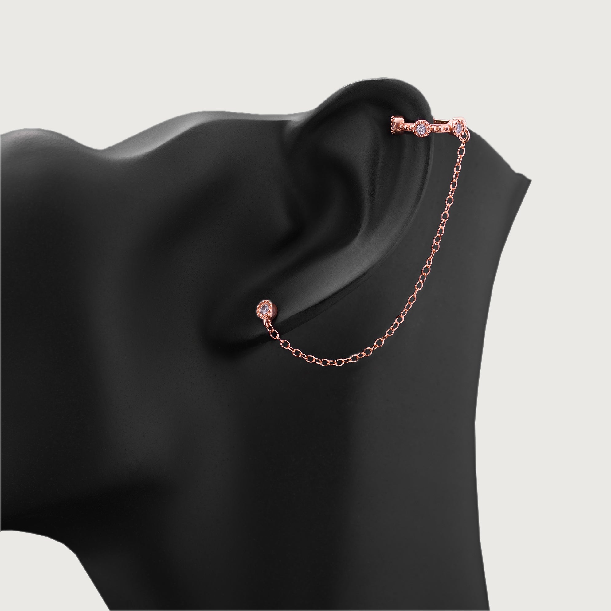 Earcuff Eternity Alternato con Catena