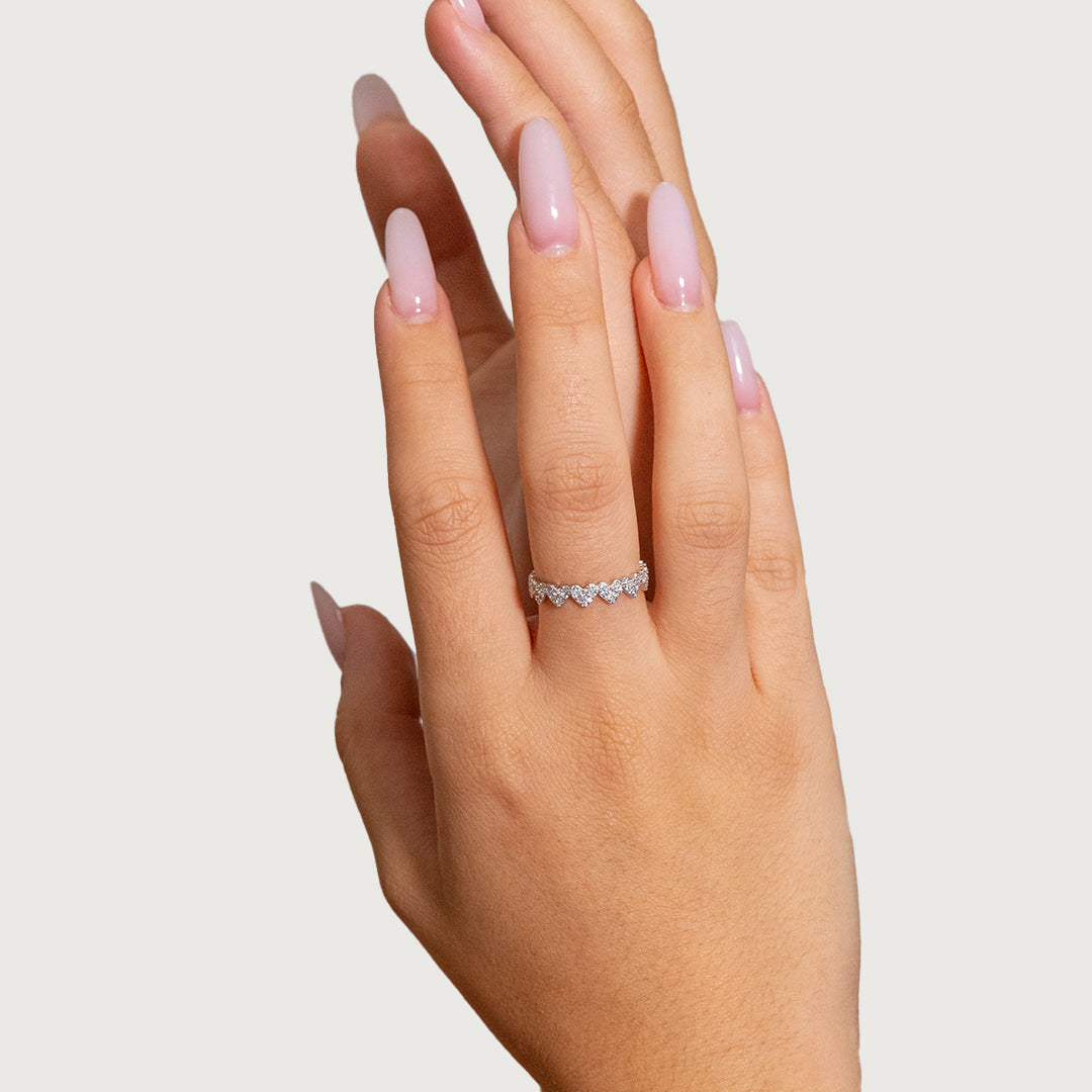 Anello Cuoricini