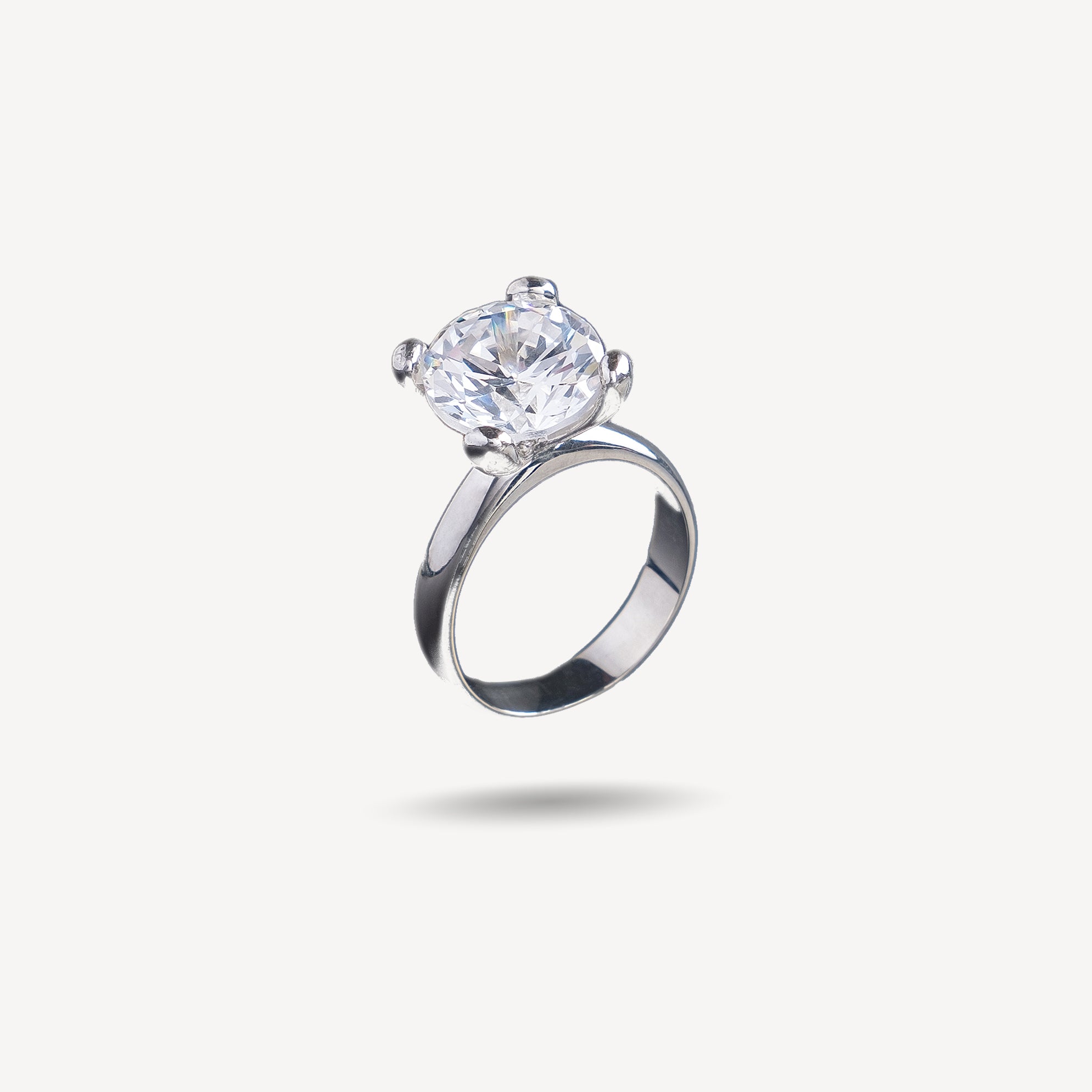 Anello Solitario medio