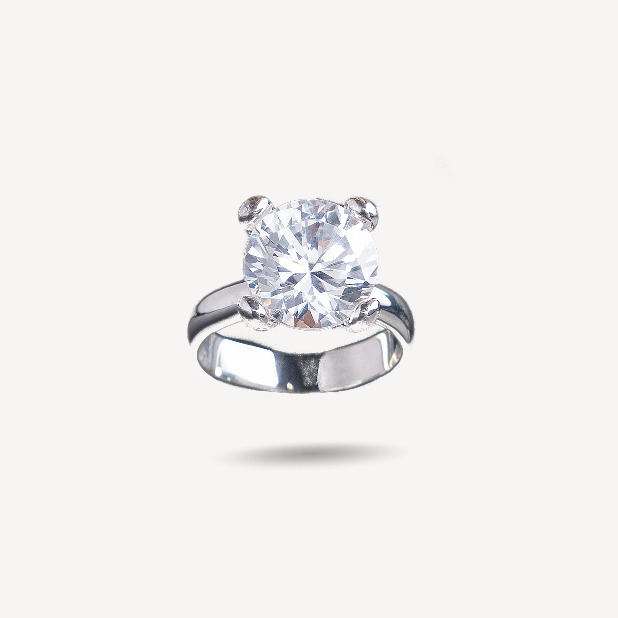 Anello Solitario medio
