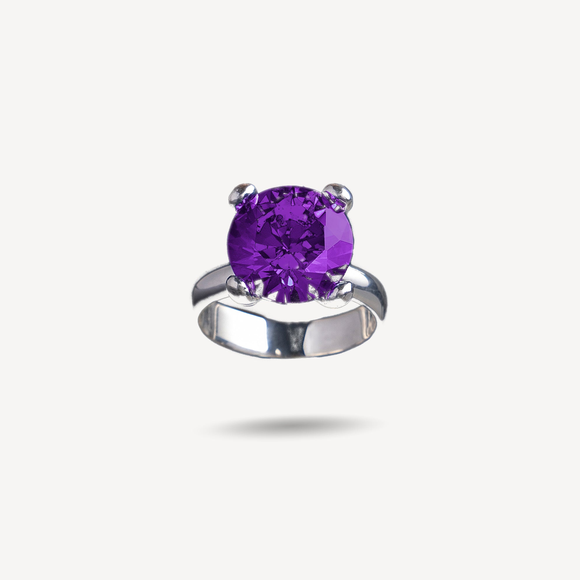 Anello Solitario medio