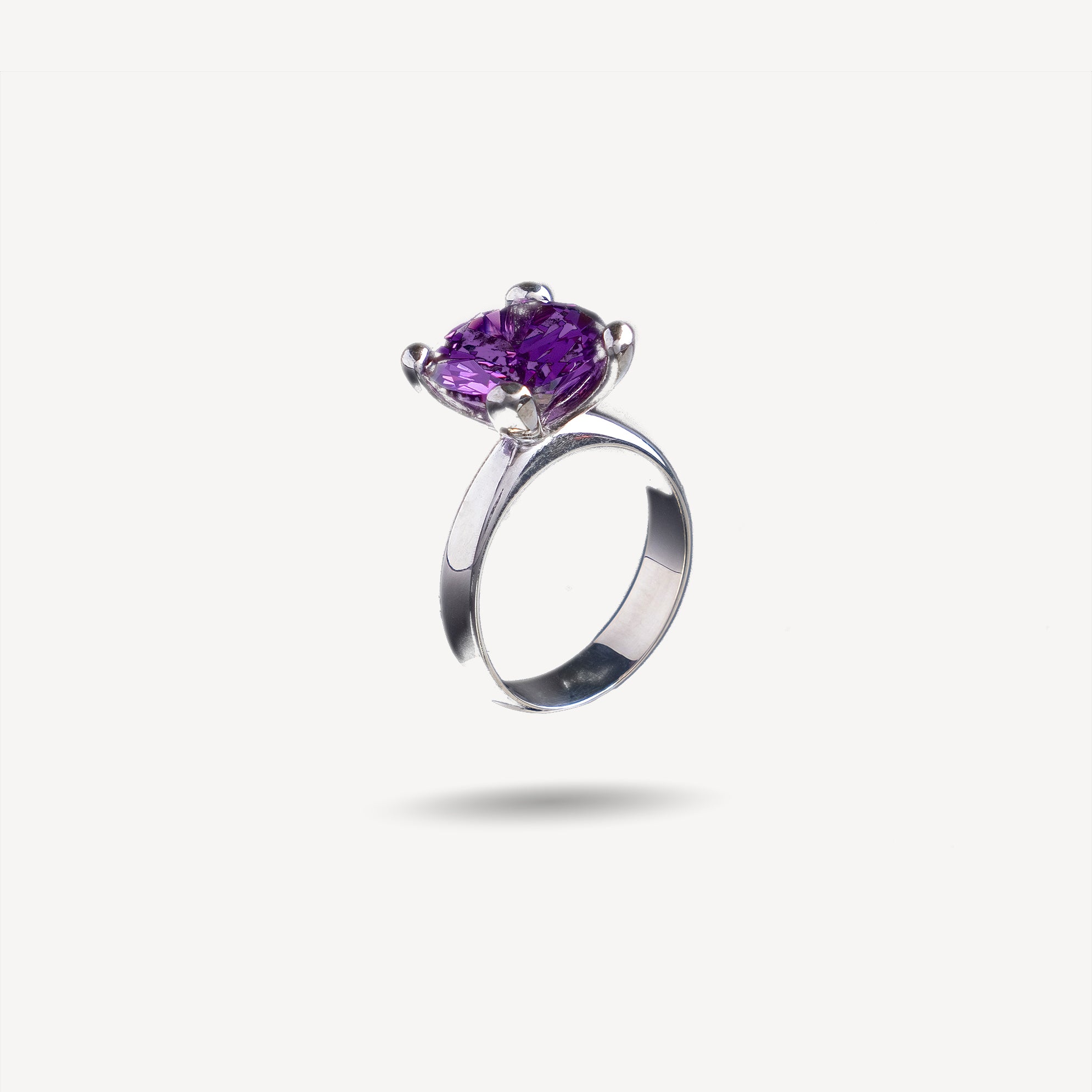 Anello Solitario medio