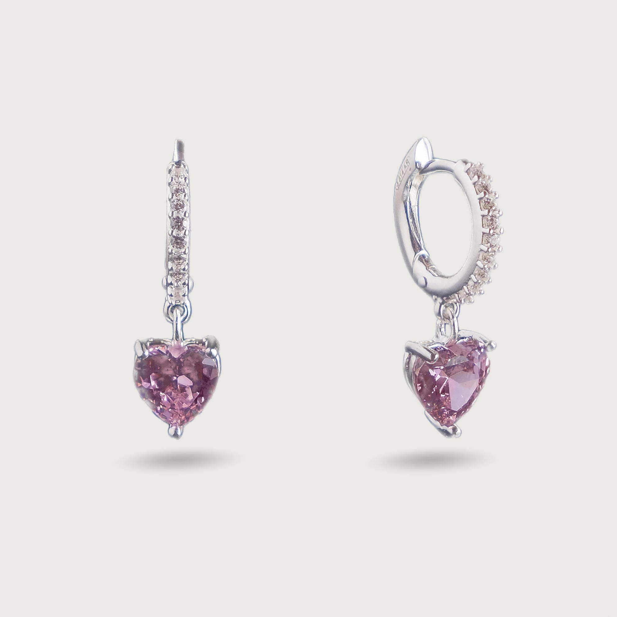 Orecchini clip a cuore