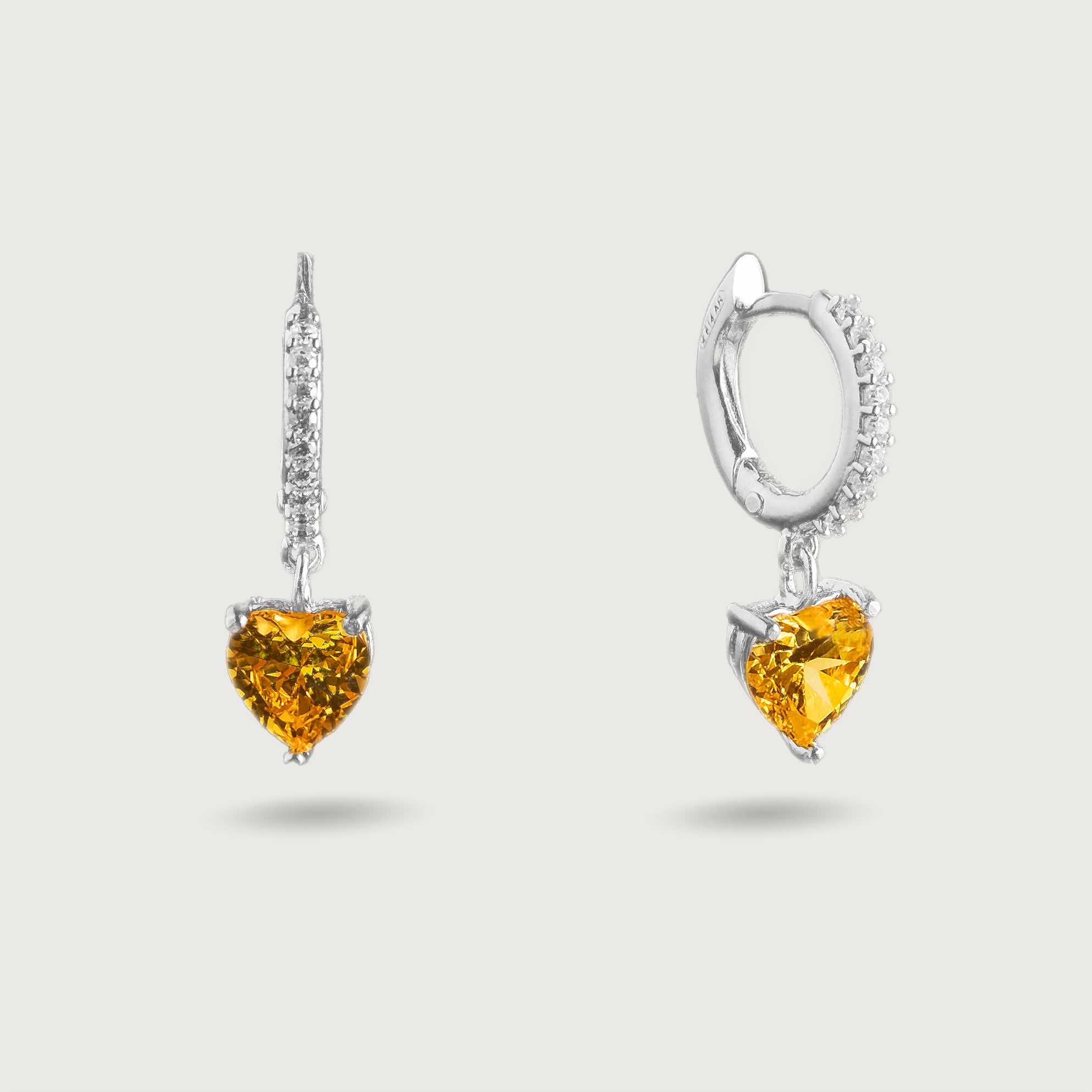 Orecchini clip a cuore